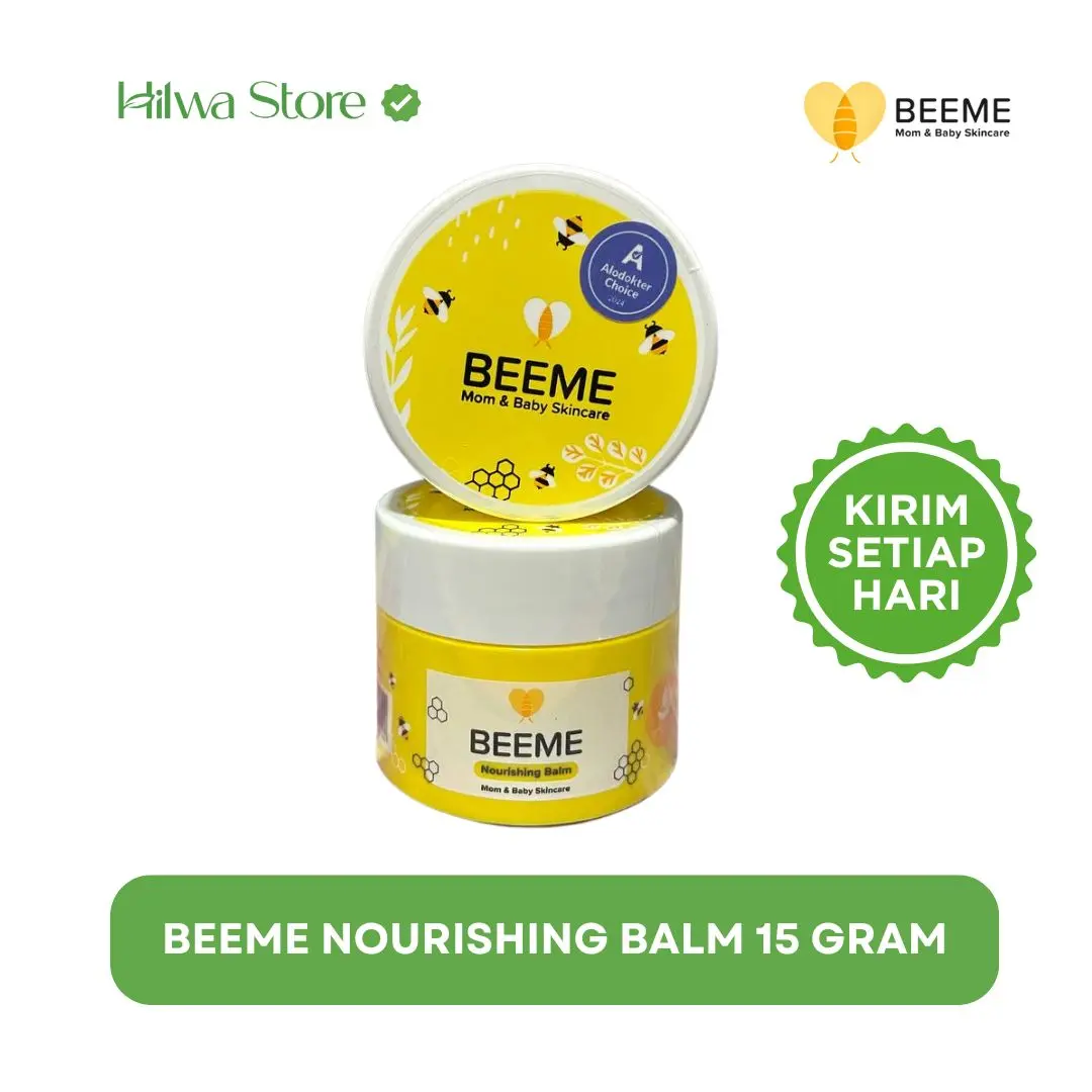 Beeme Nourishing Super Balm 15gr Skincare Ibu dan Anak Pelembab Serbaguna BPOM Halal MUI Aman Bumil Busui