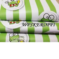 Gambar METH WALLPAPER STICKER 45CMX5M WPSKEROPPI GREEN LINE KEROPPI - WALLPAPER STICKER, +GANJELAN dari METHWALLSTICKER Kab. Bekasi 2 Tokopedia