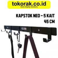 Gambar KAPSTOK BAJU BESI 5 KAIT HITAM - HOOK BAJU TEMPEL TEMBOK ANDDISPLAY dari SINAR KARYA RAKINDO MART Kota Administrasi Jakarta Utara 1 Tokopedia