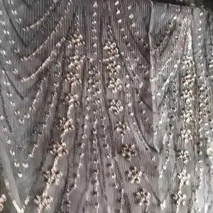 Kain Tulle Payet Spangle - Tille Payet Spangel, Tile Payet Premium, Brokat Premium, Tile Payet Piramid, Bahan Kebaya Mewah, Tille Spanggel Pyramid