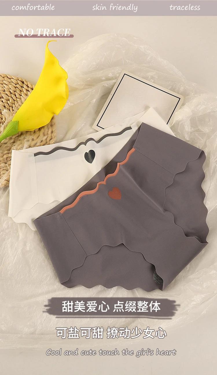 Product Introduction of 3PCS Lot Sexy Ice Silk Panties Women Middle 5