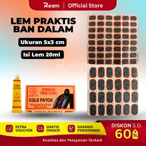 REAM Alat Tambal Ban Sepeda Cold Patch M48 L24 Tip Top Karet Tubeless