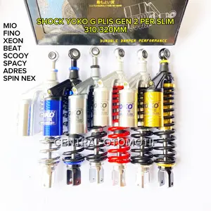 YOKO SHOCKBREAKER TABUNG 310/320 GEN 2 SLIM BELAKANG untuk MIO BEAT SCOOPY VARIO FINO XEON SPACY KUALITAS TERBAIK