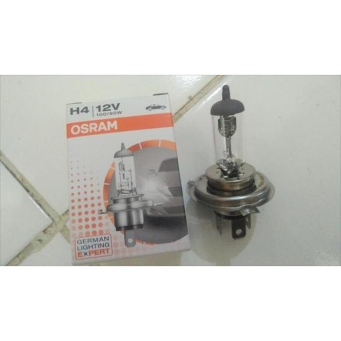 Gambar Lampu Bohlam Depan Besar Mobil Halogen Bulb H4 Osram 12V 100/90W dari JayaRayaParts Kab. Tangerang Tokopedia