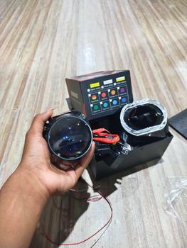Product Review of PAKET BUNDLING Lampu Utama Biled CR7 C2 Gen 2 Original Golden Shell Blue Lens Plus Devil Eye Premium Biled Flat Cut High Low from s**k 3