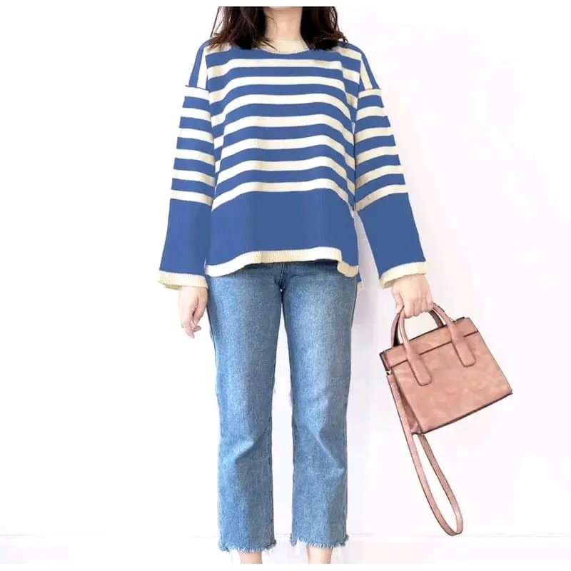 CH LAYLA STRIP KNIT RAJUT 2