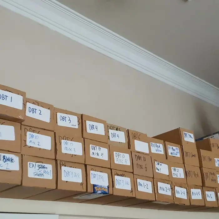 Card Storage Box - 70.5Cm X 10Cm X 7.5Cm 0
