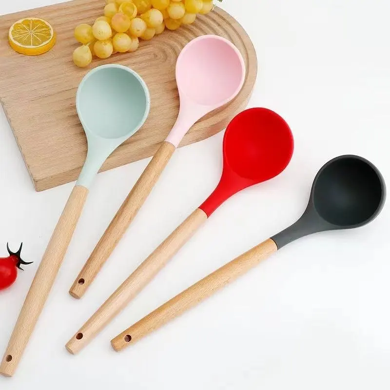 Silicone Utensil Spatula / Spatula Silicon / Utensile Turner / Sutil Silikon Tahan Panas