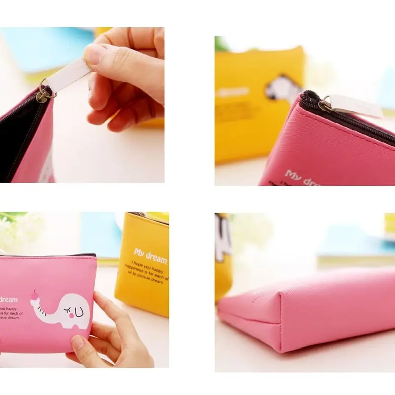 DK003 Dompet Koin Zebra dan Elephent / Coin Wallet 3