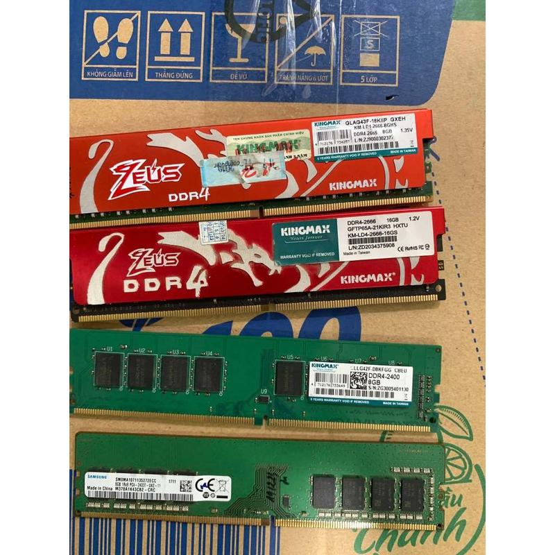 Ram PC DDR3 DDR4 Kingmax _Kingston Elpida nhiều mẫu 1Gb 2Gb 4Gb 8Gb bh 12 tháng…