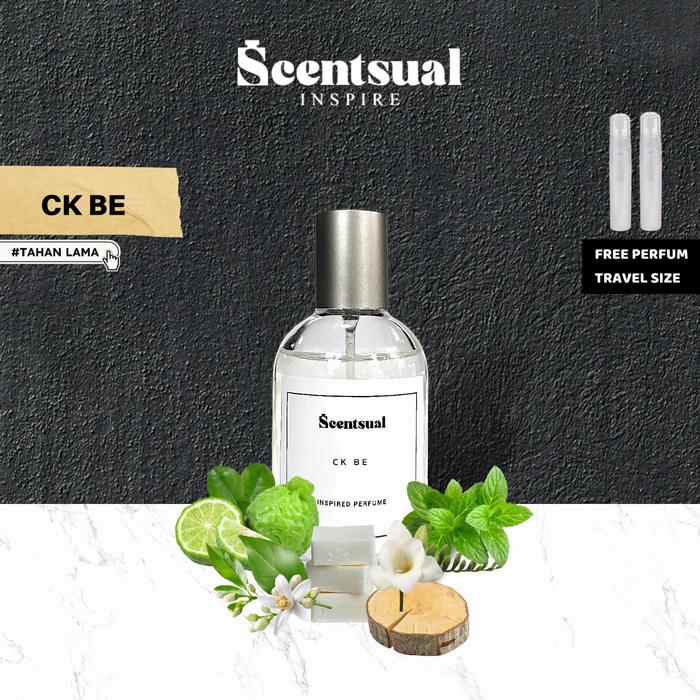 Gambar SCENTSUAL INSPIRE PERFUME CK BE PLATINUM EDP Parfum Extrait Wangi Wanita Pria - SCENTSUAL INSPIRE PERFUME  CK BE 30ml dari Scentsual Inspire Perfume Kota Depok Tokopedia