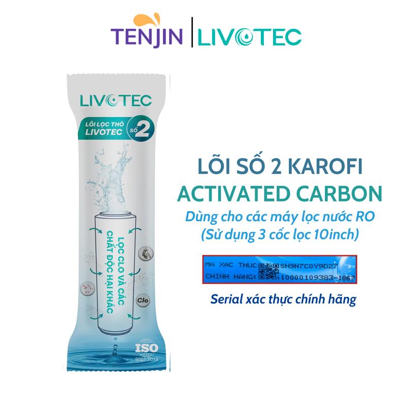 Lõi Smax Duo Số 2 Karofi OCB-GAC Activated Carbon Than Hoạt Tính - Lõi Lọc Thô…