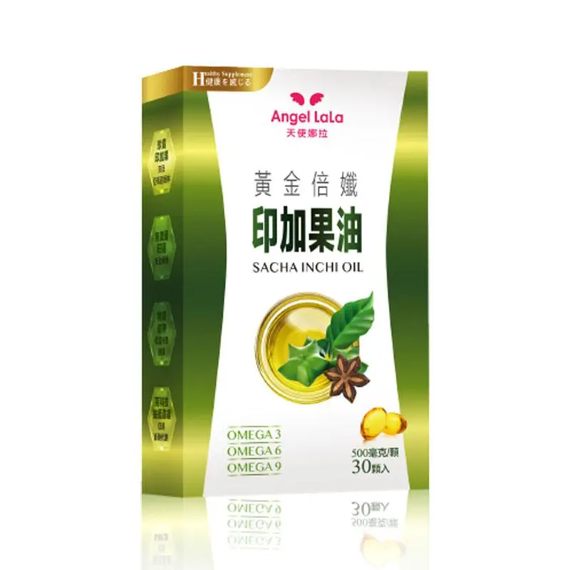 Angel LaLa Sacha Inchi Oil - Rich in Omega 3, 6, 9 and DHA, EPALower for Cholesterol