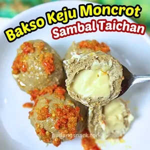BAKSO URAT KEJU MONCROT ISI 4 SAMBAL TAICHAN - GUDANGSNACKTGR