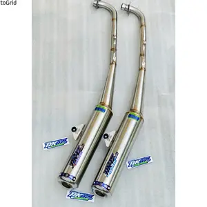 Knalpot Standar Racing Jupiter z / Vega r / Jupiter Z1 / Vega ZR AK47PRO Original GRADE A . (FREE LASER NAMA)