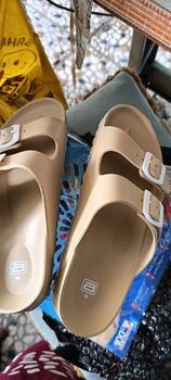 Product Review of Ando Official Sandal Selop Slip On Ratu Wanita Dewasa - Cream from m** E**a n** 0