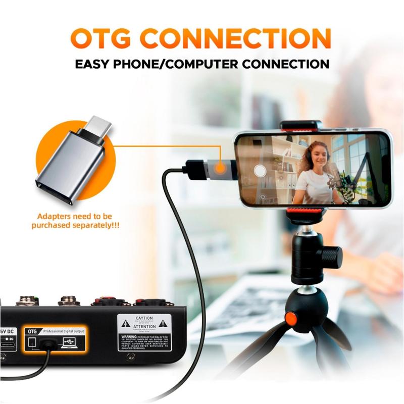 Product Introduction of KP4 Audio mixer professional 4 channel mixer, support Bluetooth USB MP3 playback Amplifier 2