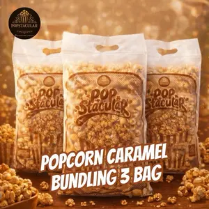 PROMO BUNDLING 3-PACK POPCORN CARAMEL 1.5KG