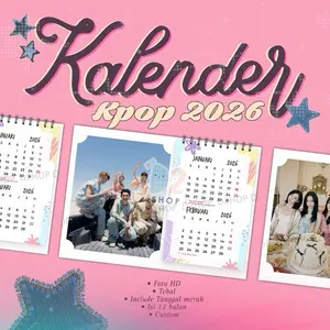KALENDER 2026 EmHYPEN NCT BLeCKPINK Bities kortis STRAYKIDS CUSTOM kpop