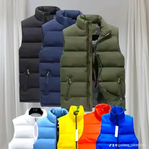 jaket rompi parasut kasual pria wanita kerah tinggi Tebal Motor Casual Keren Dewasa twist warna abu rompi & gilet toyobo xl rompi & gilet twist tanpa hodie biru rompi & gilet