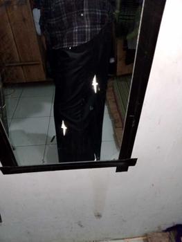 Product Review of Baggy Pants Y2K Retro Star Reflective - Celana Baggy Pants Bintang Reflektif from 🌐** 🎟** 1