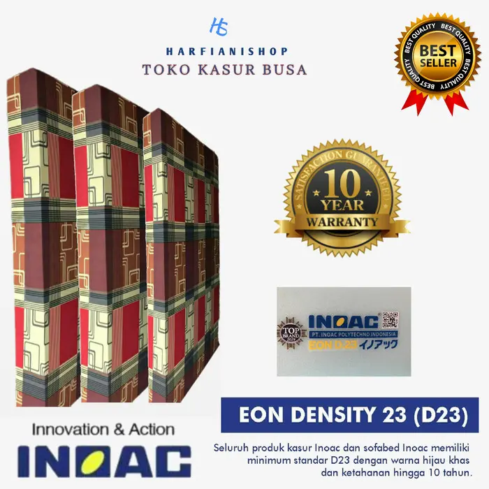 KASUR BUSA INOAC NO 2 UKURAN 160X20 TERBARU 2024