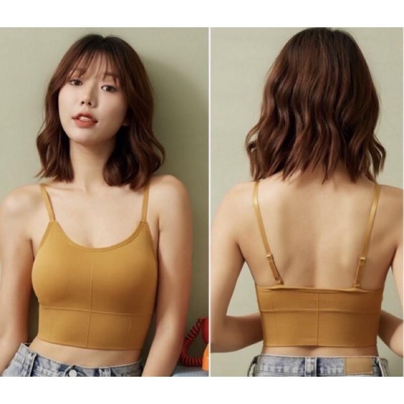 PinSan Women Backless Padded Push Up Bralette  Fabric Fashion Fit Outfit Womenswear Casual Comfortable Elastic Elegance Essential 2