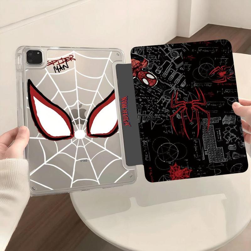 tương thích vỏ bảo vệ máy tính bảng người nhện mạng nhện hot tiktok acrylic nhiều góc nhìn