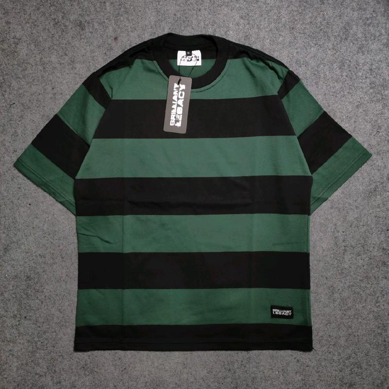 VD - Baju kaos salur terbaru / kaos pria lengan pendek/ kaos belang unisex / kaos oversize bisa cod kain nyaman distro pendek lembut combed Atasan Cowok Keren Motif Hitam Motif Hitam Motif Hitam Dewasa Katun Polos 5