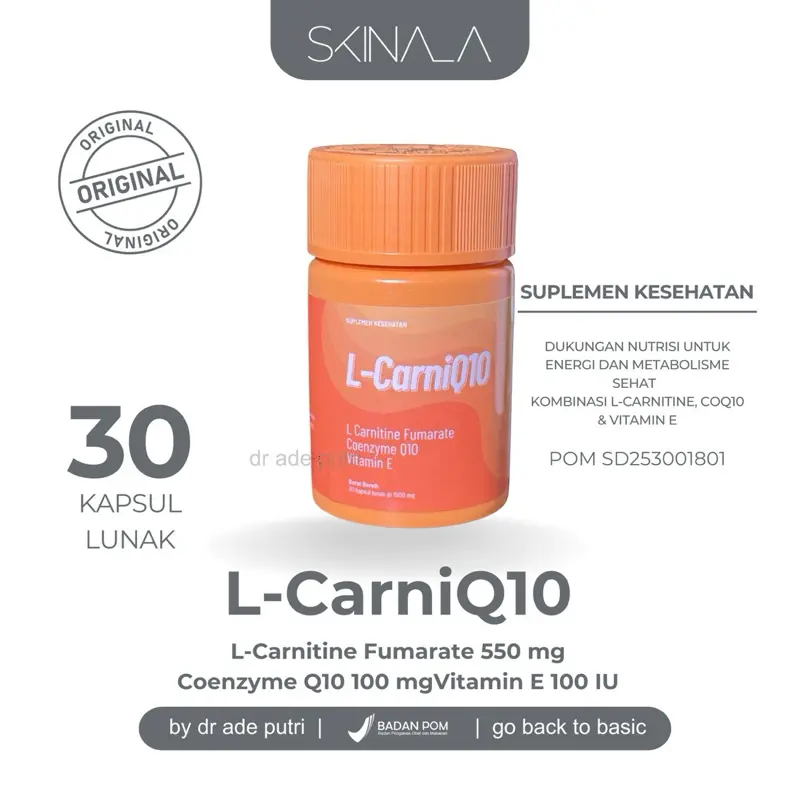 manfaat l carnitine bagi tubuh L-Carnitine, senyawa dengan segudang manfaat! L-Carnitine adalah senyawa asam amino alami dalam yang memiliki banyak manfaat, salah satunya adalah membakar lemak lebih efektif, terutama saat olahraga. Senyawa ini juga L-CarniQ10 Suplemen Energi suplemen