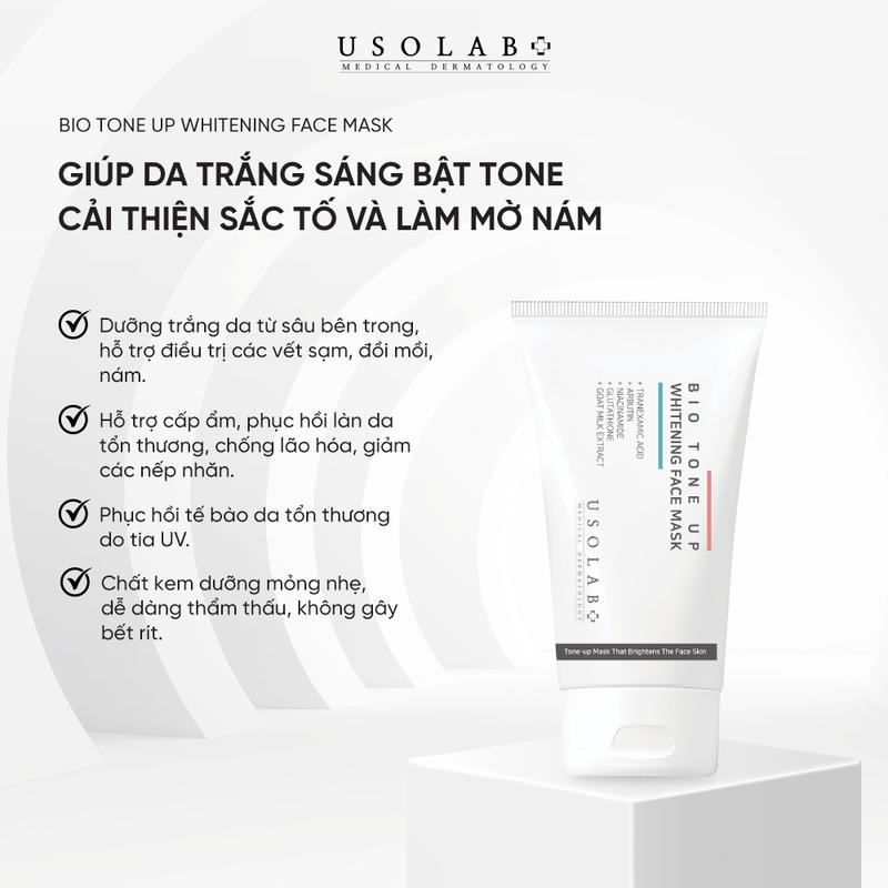 Kem Ủ trắng Da Mặt Usolab – Hỗ Trợ Cấp ẨM Dưỡng Sáng Da , Làm Mịn, Phục Hồi Da Tổn Thương - MP0699