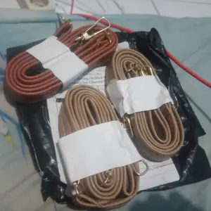 Tali Selempang Wanita Sintetis Panjang 120cm - Slingbag Pink Hitam Wanita Kulit Cewek