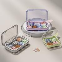 Gambar U-Living Kotak Obat Mini Portable 4/7 Sekat Kedap Udara Tempat Obat Harian Desain Transparan Material Food Grade STO077 - Black-4 Sekat dari U-Living Indonesia Kota Bekasi 3 Tokopedia