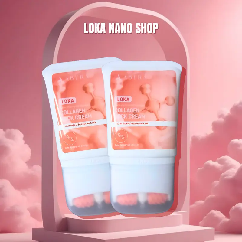 [LOKA NANO SHOP] [Combo 2 Hộp] Kem dưỡng cổ Loka Nano 50ml Làm trắng dưỡng ẩm làm săn chắc làn da. 2