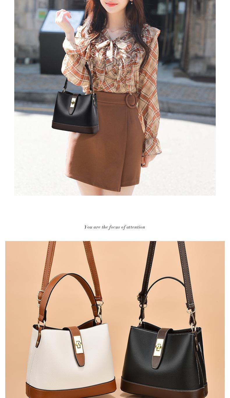 Product Introduction of Beg silang kasual ringkas untuk, beg baldi bahu tunggal, pegang tangan, volum tinggi, berbilang lapisan, baharu 2023 Bags Handbags Wanita 1