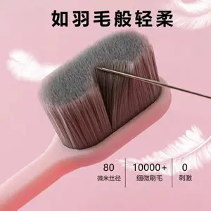 Sikat gigi Nano bulu hitam japan tech 10000+