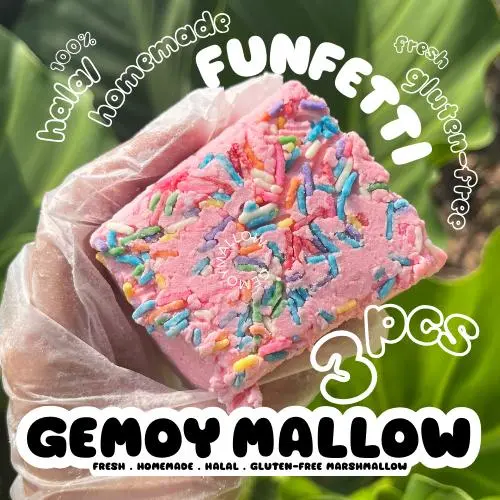 GemoyMallow Funfetti Marshmallow Gemoy Halal