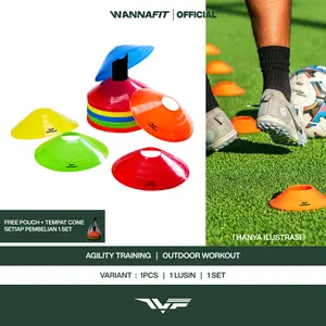 WANNAFIT Cone Mangkuk 1pcs | Alat Olahraga Latihan Kun Ma1ngkok Marker Sports 005 | Alat Olahraga Outdoor