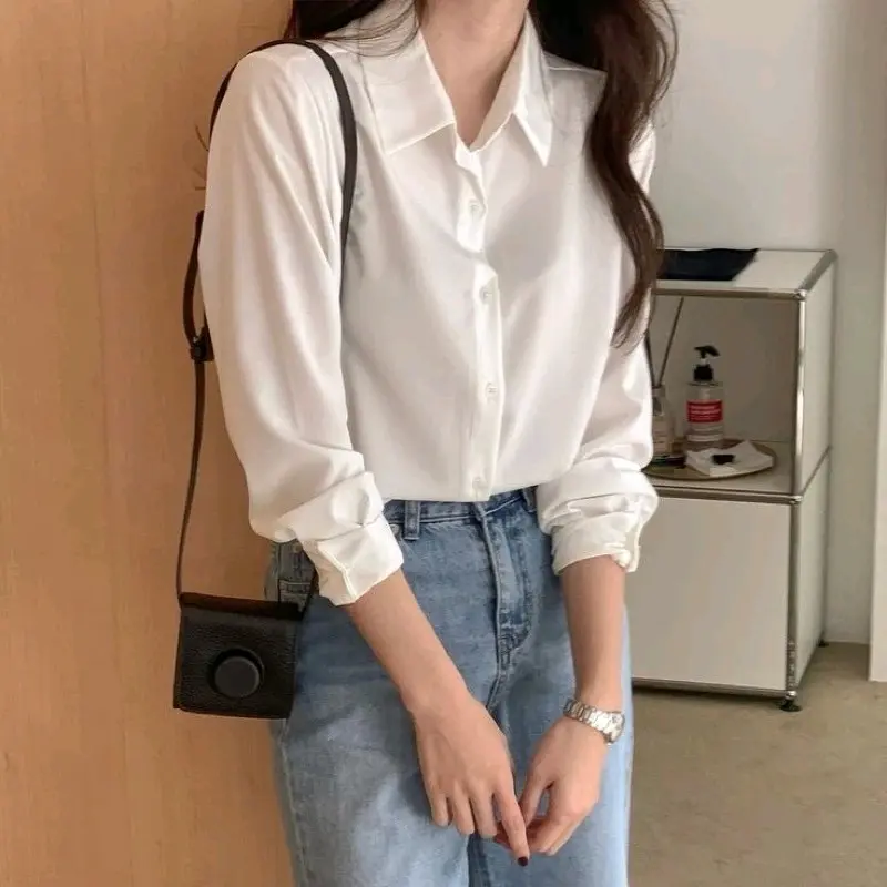 Mariia - KEMEJA MORI BLOUSE WANITA | KEMEJA WANITA Polos V-Neck