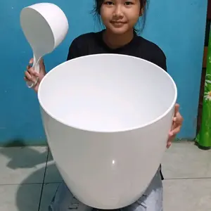Bak Air Terazzo + Gayung Multifungsi untuk Pot Tanaman Solusi Praktis dan Serbaguna untuk Kebutuhan Rumah Anda