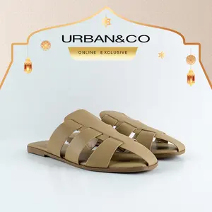 URBAN&CO Mules Flatshoes Wanita Sepatu Wanita Formal - Emilia