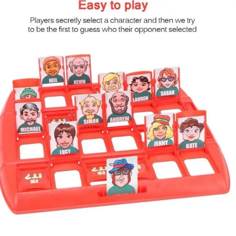 Mainan Anak Tebak Gambar Board Game WHO IS IT - Mainan Tebakan Gambar Best Seller Toys 8