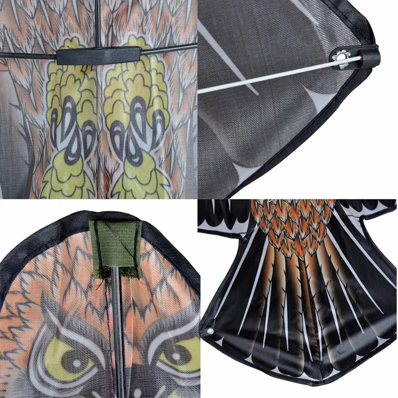 Hard Winged Kite 1.1m*50cm With Kite Line 30m Resin Rod Material Color Random Suitable For Outdoor Game