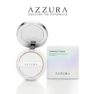 AZZURA Luminous Cushion SPF 25 PA++ Organic Daisy Extract & HA Flawless High Coverage Cushion Azzura FULL CASE | REFILL