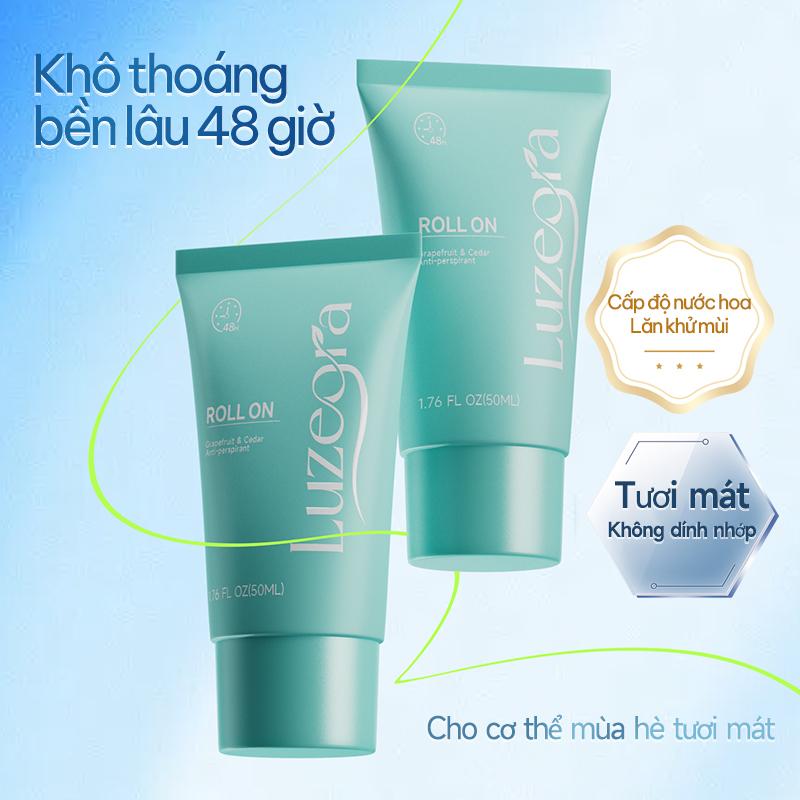 Luzegra Prestige Lăn Khử Mùi Hương Nước Hoa Hương thơm Pháp, kiểm soát mồ hôi và dưỡng ẩm suốt 48 giờ, lăn khử mùi, lăn nách, ức chế tiết mồ hôi 50ml