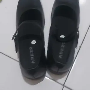 Sepatu Pantofel Wanita Hitam Hak 3 Cm Cewek Sekolah Kantor Paskibraka Paskib Paskibra A01ss Hak Pendek Arezo(1-3 cm) Heels Shoes