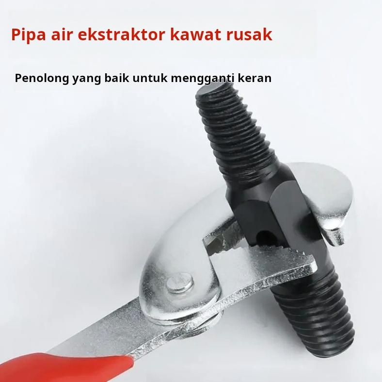 Product Introduction of Alat Pelepas Kawat Rusak Katup Sudut Keran Ekstraktor Kawat Rusak 4/6 Poin Pipa Air Anti Kawat Pipa Rusak Kepala Rusak 7