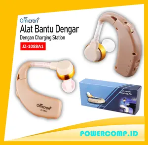 Alat Bantu Dengar! TaffOmicron JZ-1088A1 Rechargeable Hearing Aids Wireless Sound Amplifier Invisible Elderly Hearing Aid Headphones Deaf The Listening Device – Alat Bantu Dengar Bisa di Cas