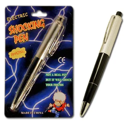 COD AMAN PULPEN SETRUM PENA LISTRIK ELECTRIC SHOCKING PEN GAG PRANK TOY HADIAH BY bd*moffstore