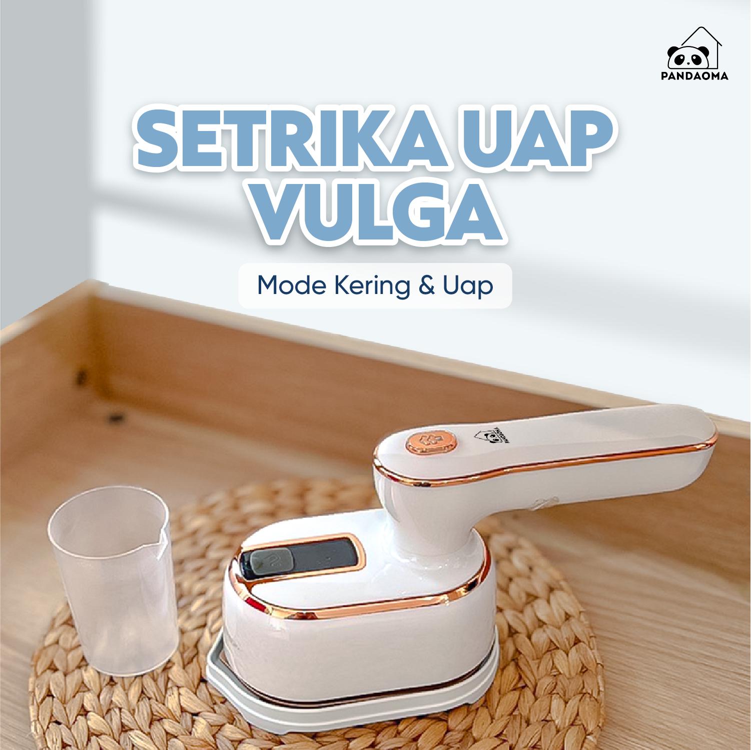 Pandaoma Setrika Uap Vulga Setrika 2in1 Setrika Mini Setrika Portable Cepat Panas